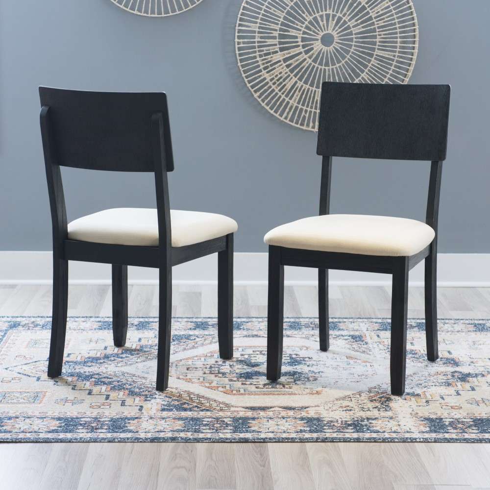 Linon Home Decor - Jorissen Dining Chairs Dk Charcoal (Set of 2) - JN202BWSH02U veiw 6