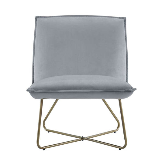 Linon Home Decor - Kelvin Chair Light Gray - CH144LTGRY01U veiw 2