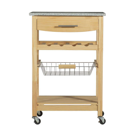 Linon Home Decor - Kitchen Island Granite Top - 44037NAT-01-KD-U veiw 2