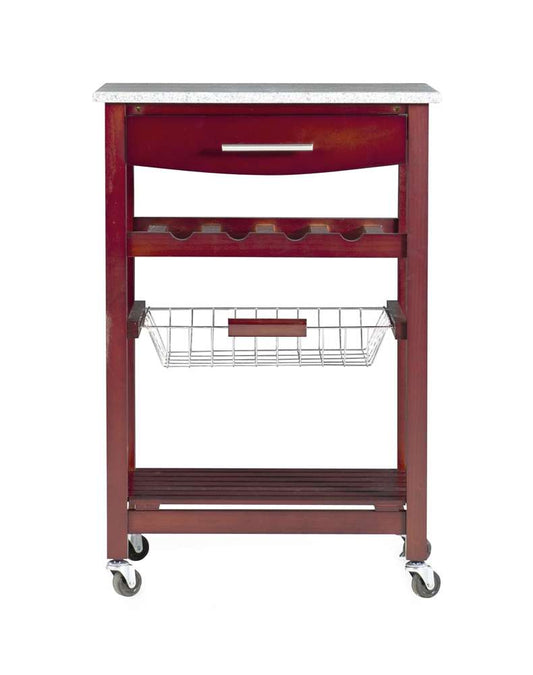 Linon Home Decor - Kitchen Island Granite Top - 44037WENGE-01-KD-U veiw 2