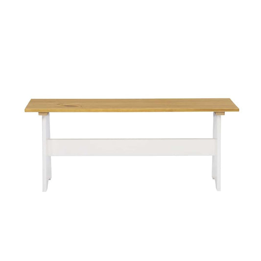 Linon Home Decor - Linson Large Backless Bench Honey White - LN831HNYWHT01U veiw 2