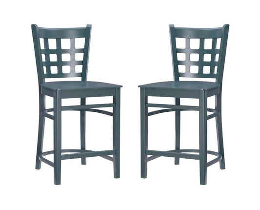 Linon Home Decor - Lola Counter Stool Green (Set of 2) - CS281GRN02ASU veiw 2