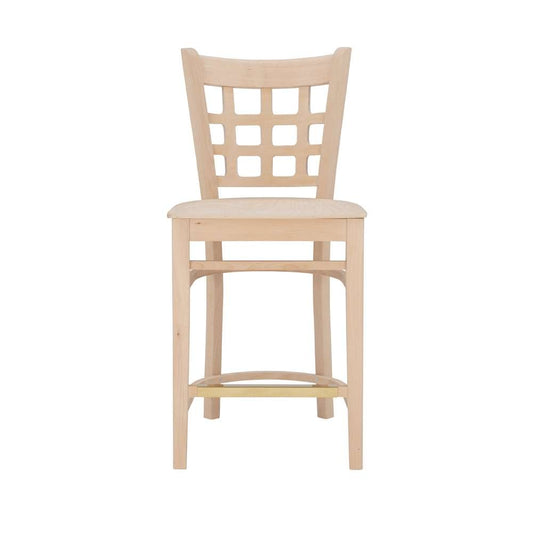 Linon Home Decor - Lola Counter Stool Unfinished (Set of 2) - CS281UNFIN02ASU veiw 2