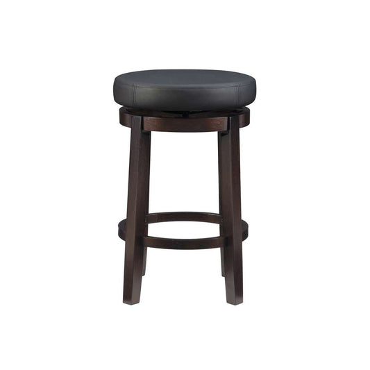 Linon Home Decor - Maya Black 24 Inches Counter Stool - 98352KBLK-01-KD veiw 2