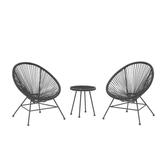 Linon Home Decor - Millicent Single Chair Black - ML030BLK01U veiw 2
