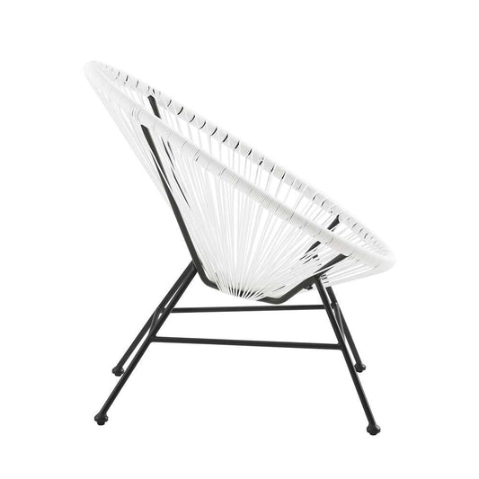 Linon Home Decor - Millicent Single Chair White - ML030WHT01U veiw 2