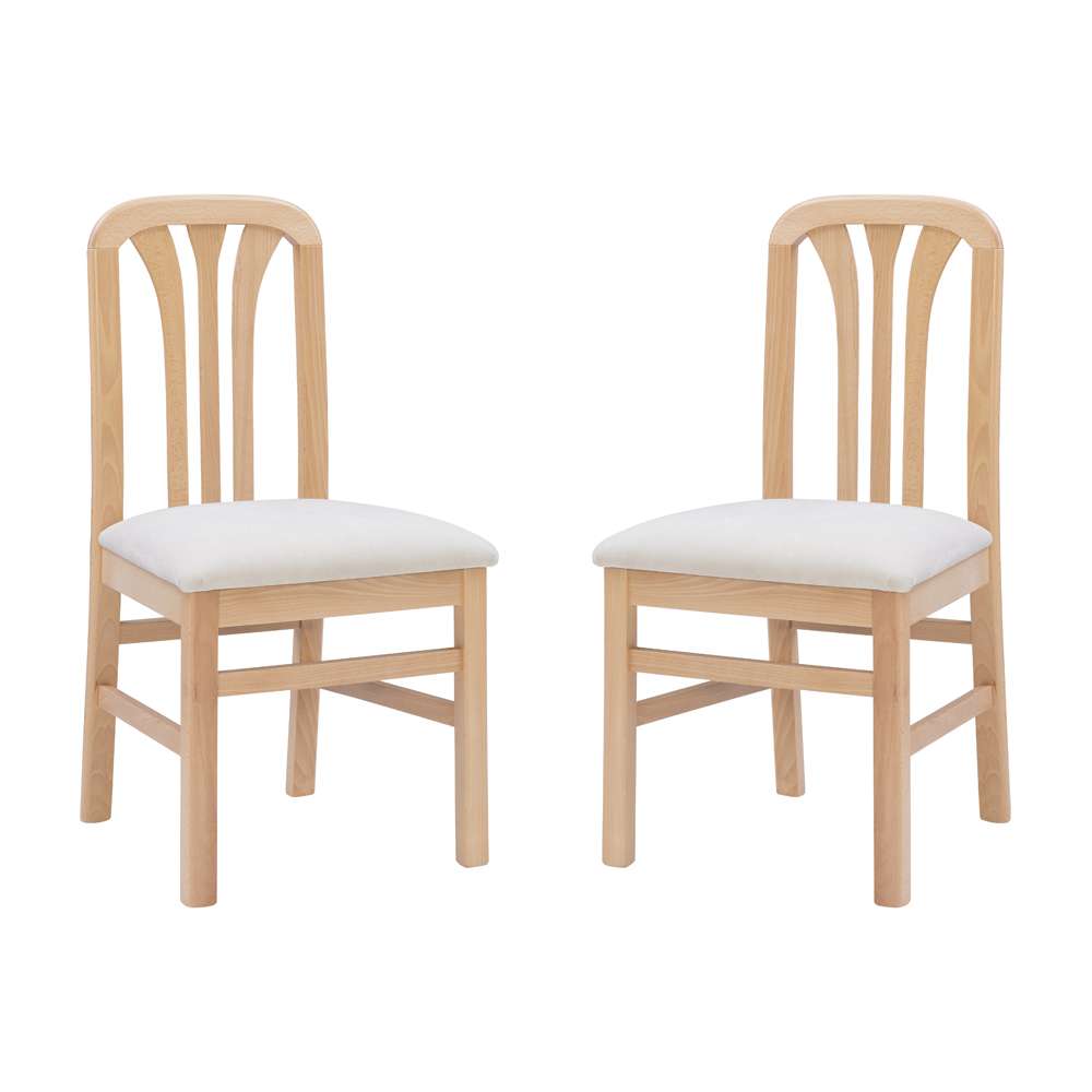 Linon Home Decor - Pamela Natural Uph Seat (Set of 2) - CH257NATGRY02ASU veiw 6