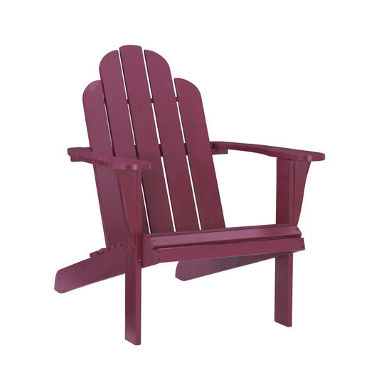 Linon Home Decor - Red Adirondack Chair - 21150RED-01-KD-U veiw 2