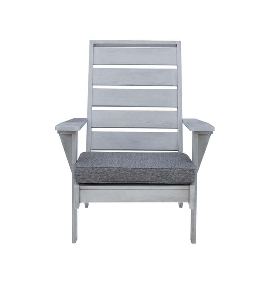 Linon Home Decor - Rockport Gray Outdoor Chair - OD16GRY01U veiw 2