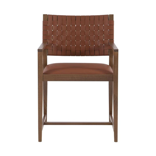 Linon Home Decor - Ruskin Arm Chair - CH277LBRN01ASU veiw 2