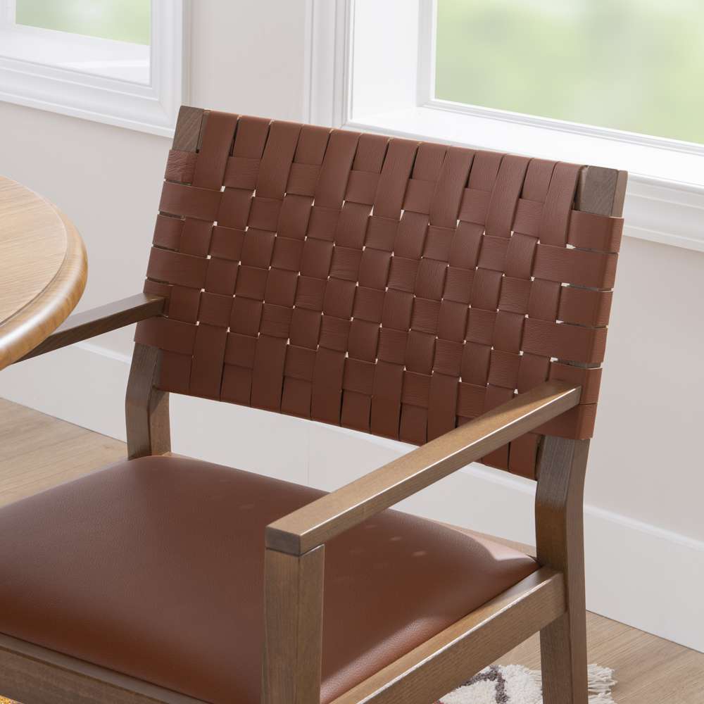 Linon Home Decor - Ruskin Arm Chair - CH277LBRN01ASU veiw 6