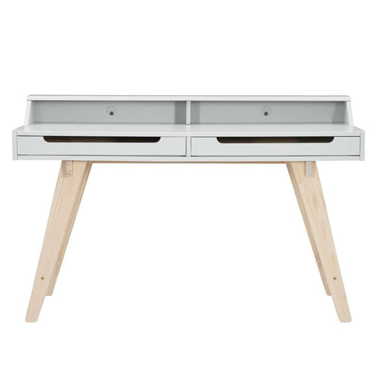 Linon Home Decor - Shivley Two Drawer Desk White - DK108WHT01U veiw 2