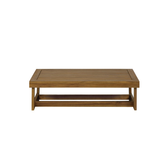Linon Home Decor - Silbury Outdoor Natural Cocktail Table - ODNH12TKNTBL01U view 2