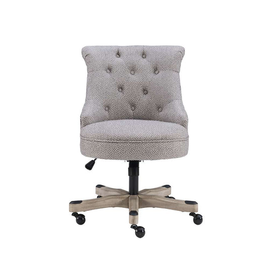 Linon Home Decor - Sinclair Office Chair, Light Gray - 178403LTGRY01U veiw 2