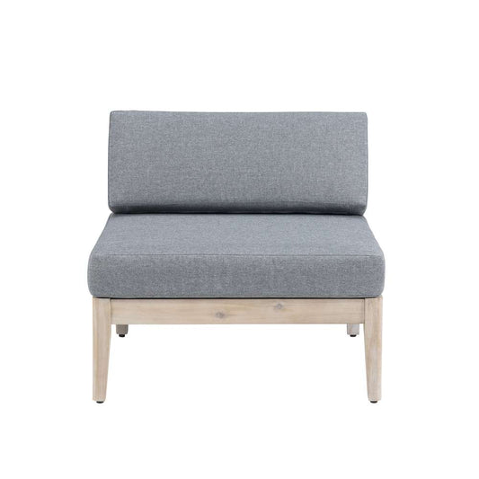 Linon Home Decor - Summerlyn Natural Middle Chair - OD292NAT01U veiw 2