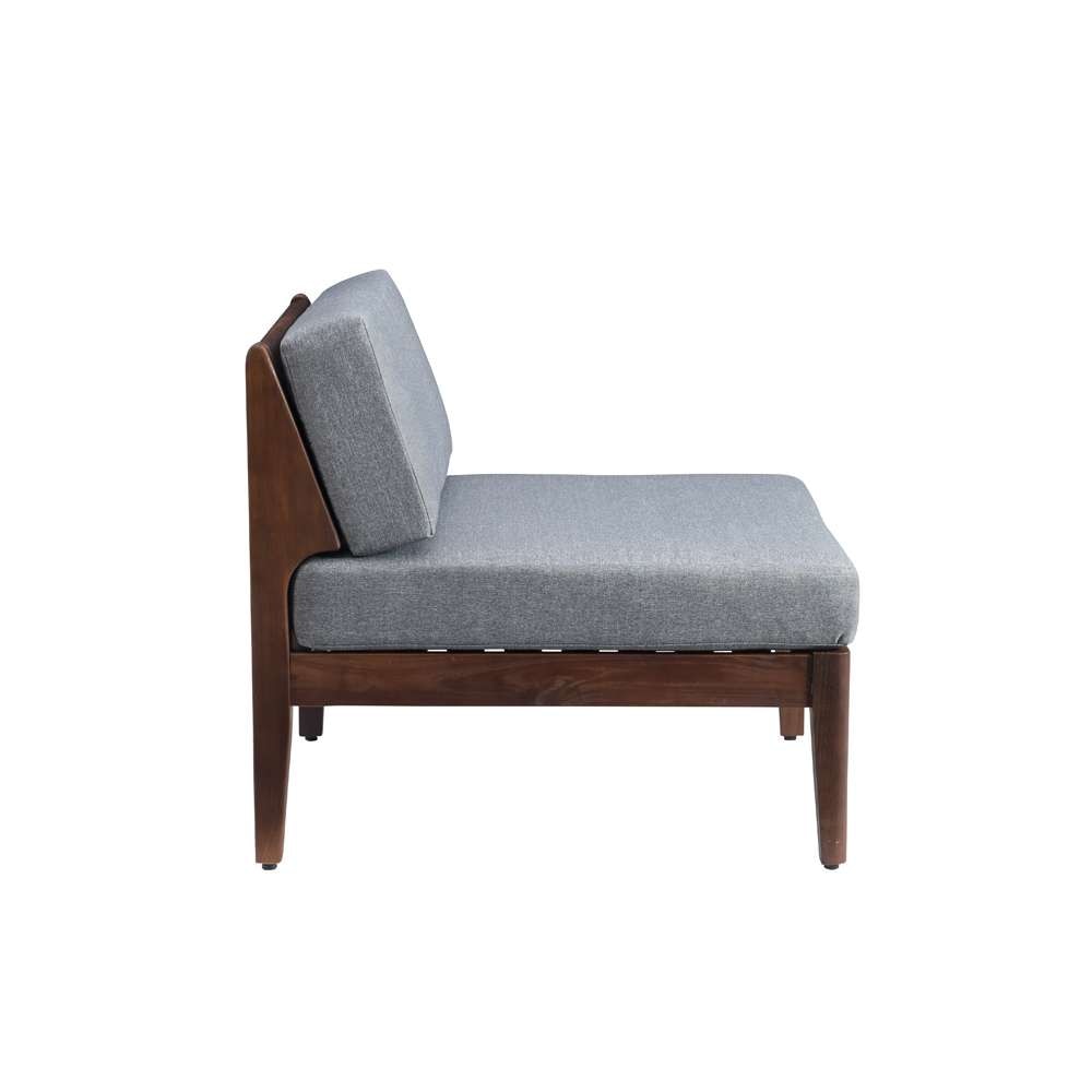 Linon Home Decor - Summerlyn Walnut Middle Chair - OD292WAL01U veiw 6