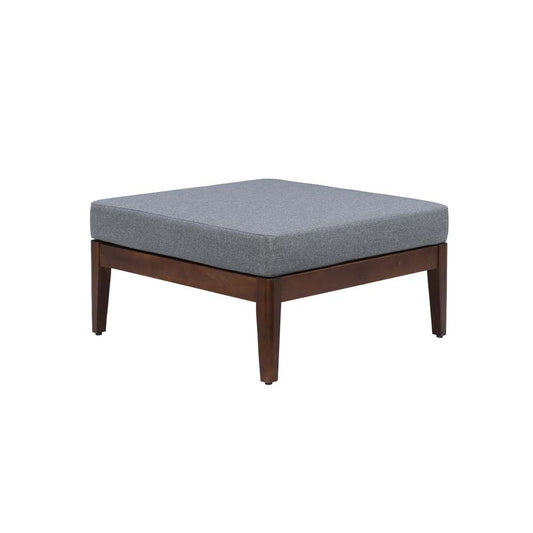 Linon Home Decor - Summerlyn Walnut Ottoman - OD293WAL01U veiw 2