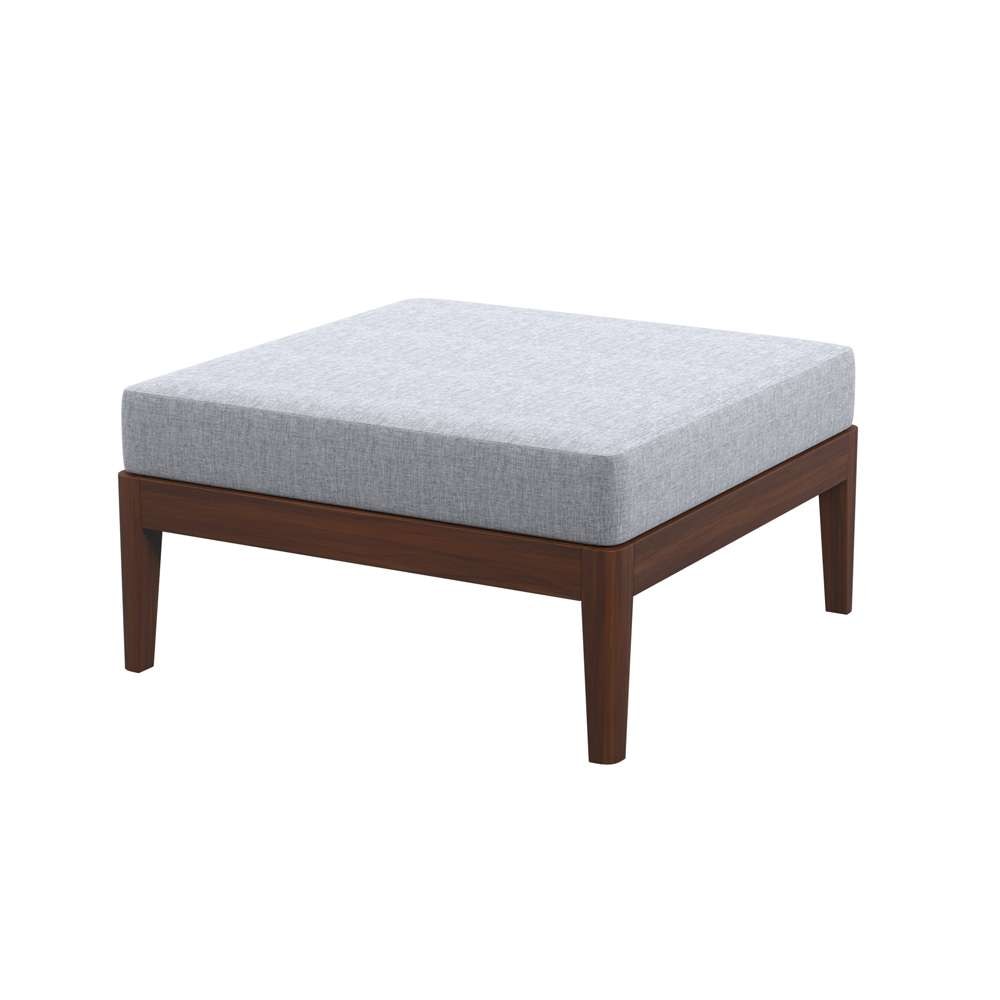 Linon Home Decor - Summerlyn Walnut Ottoman - OD293WAL01U veiw 6
