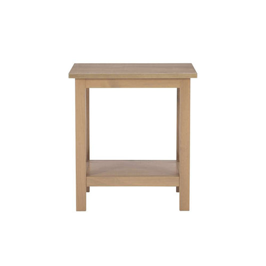 Linon Home Decor - Titian Driftwood End Table - 86153GRY01U veiw 2
