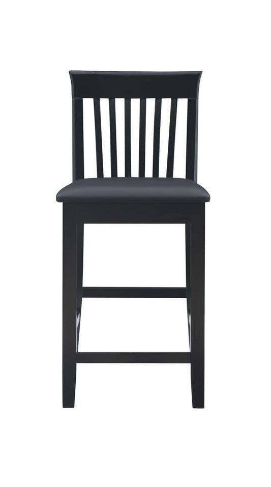 Linon Home Decor - Torino 24 In Craftsman Counter Stool - 01857BLK01U veiw 2