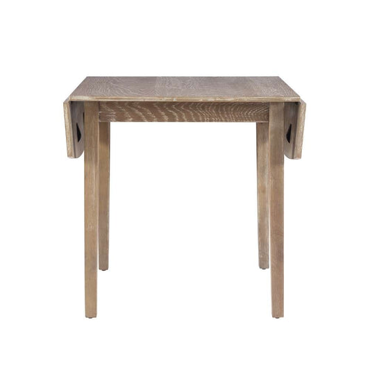 Linon Home Decor - Torino Square Drop Leaf Table Grey Wash - DT100GWASH01U veiw 2