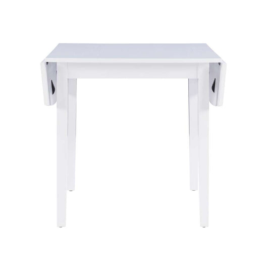 Linon Home Decor - Torino Square Drop Leaf Tbl White - DT100WHT01U veiw 2