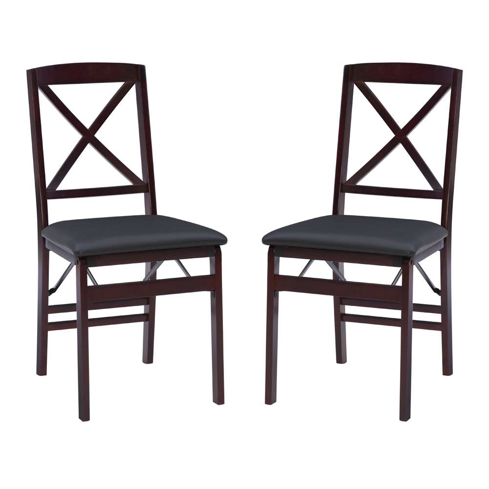 Linon Home Decor - Triena 18 In X Back Folding Chair (Set of 2) - 01826ESP-02-AS-U veiw 7