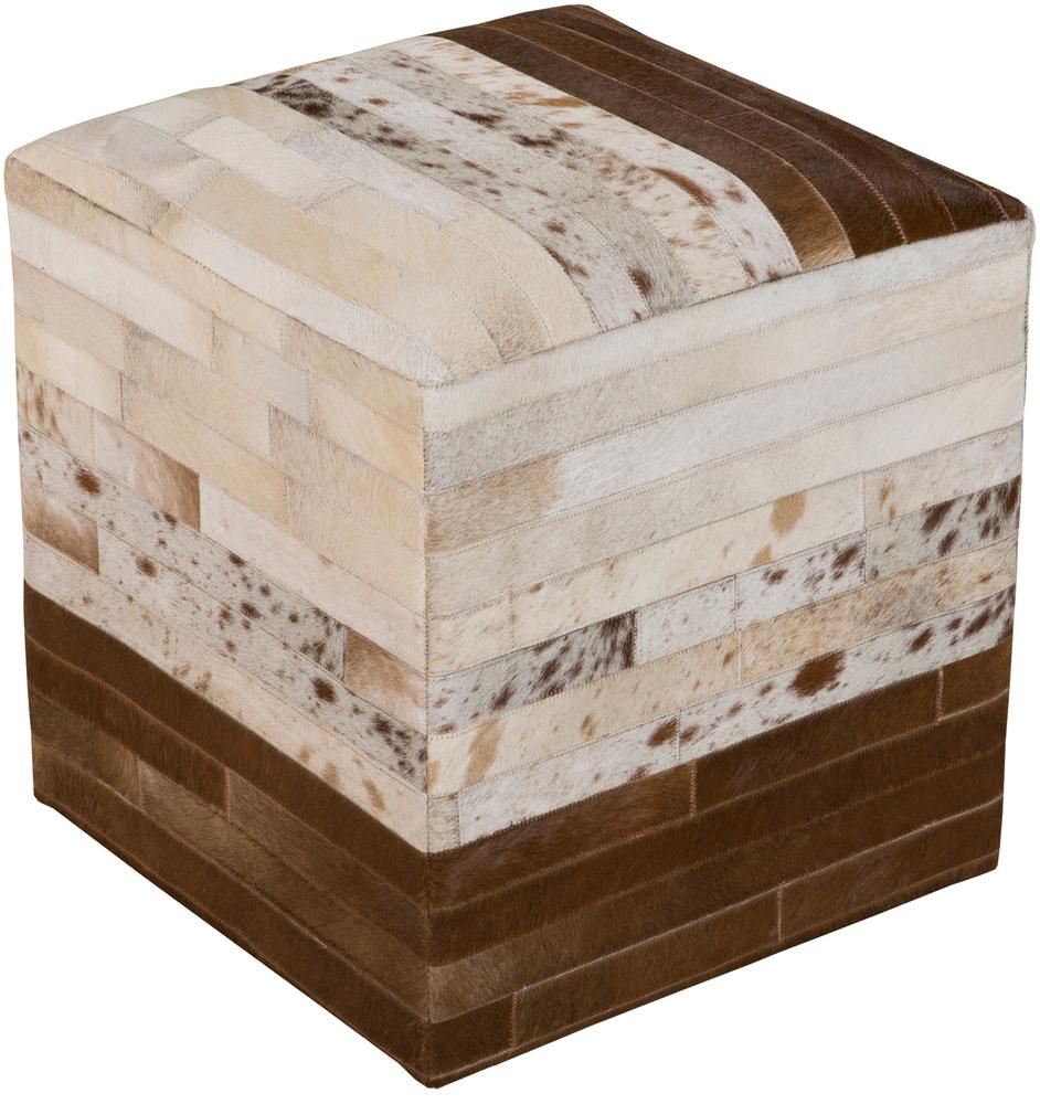 Livabliss - Appalachian Ottoman - Ivory - POUF-237 veiw 1