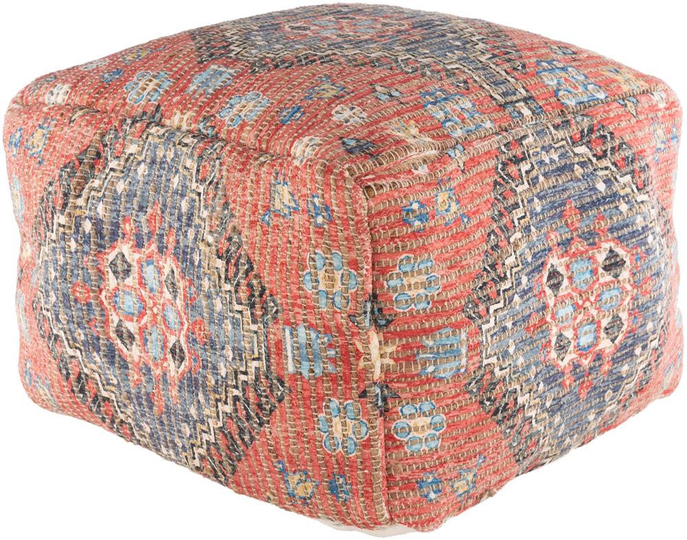 Livabliss - Coventry Pouf - Red - CNPF001-202014 veiw 1