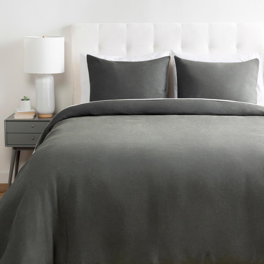 Livabliss - Dawson Duvet - Olive - DAW2001-FQSET veiw 1