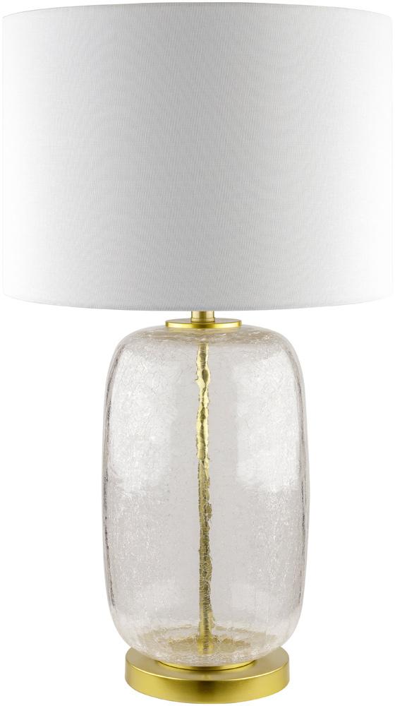 Livabliss - Enid Accent Table Lamp - Clear - Metallic - Brass - END-002 veiw 1