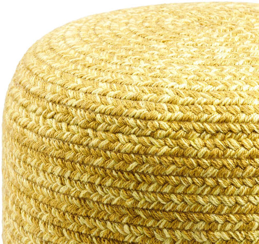 Livabliss - Entwined Pouf - Desert Tan - EDPF002-121717 veiw 2