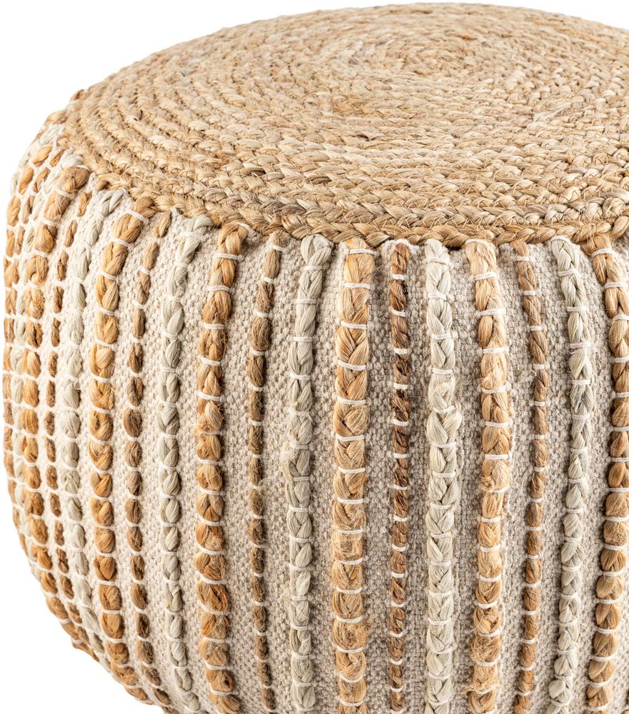 Livabliss - Genova Pouf - Natural - GVPF001-141818 veiw 2