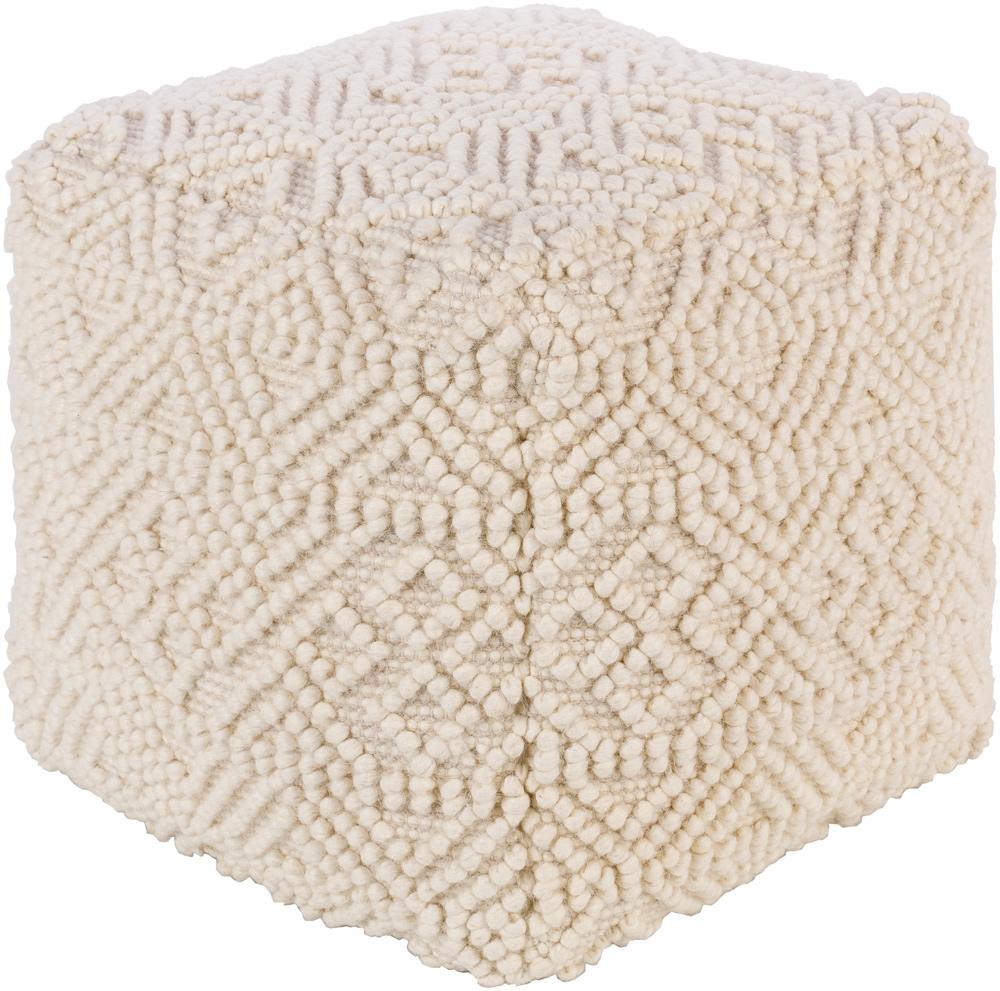 Livabliss - Hygge Pouf - Cream - HGPF006-181818 veiw 1