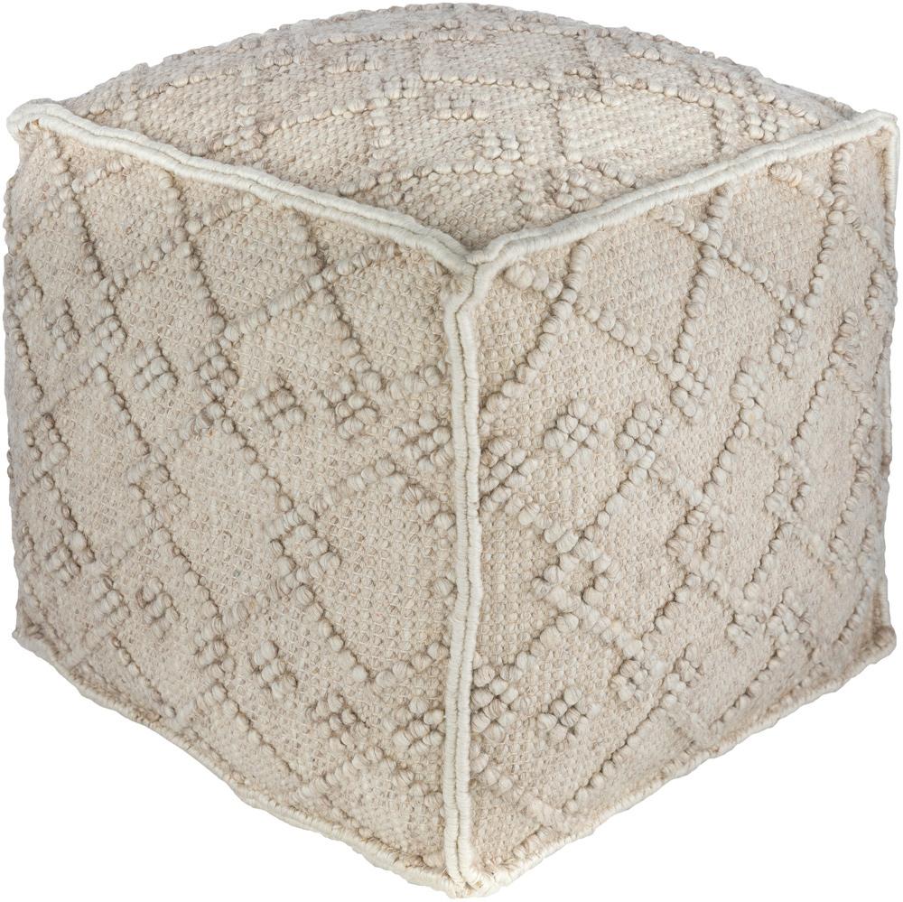 Livabliss - Hygge Pouf - White - HGPF002-181818 veiw 1