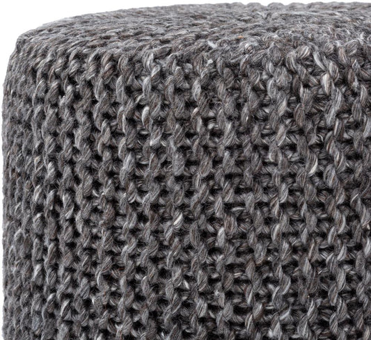 Livabliss - Prado Pouf - Charcoal - POPF004-181816 veiw 2