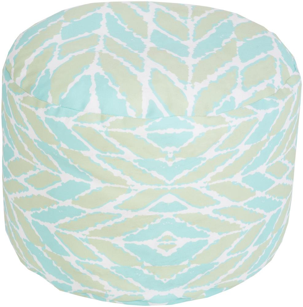 Livabliss - Rain Pouf - Aqua - POUF-261 veiw 1