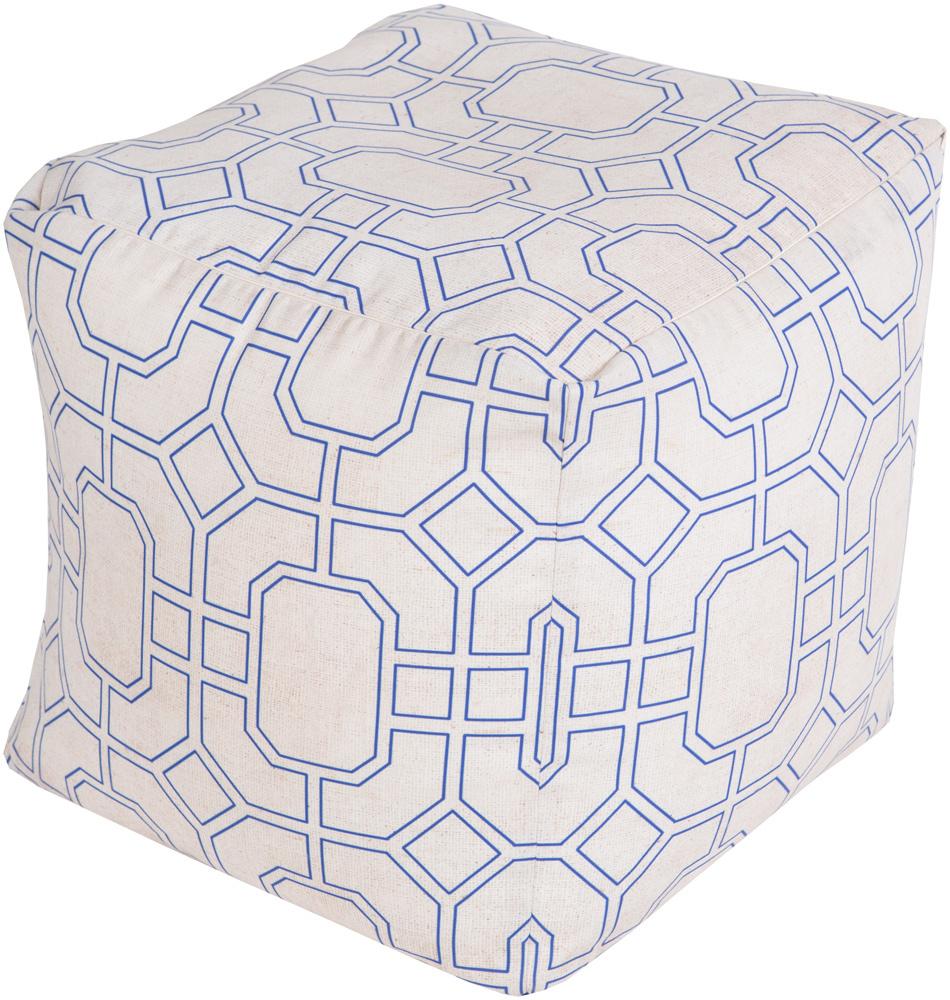 Livabliss - Rain Pouf - Dark Blue - POUF-286 veiw 1