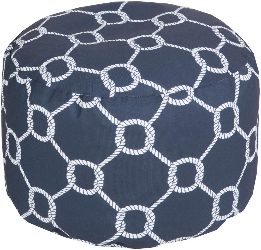 Livabliss - Rain Pouf - Ink Blue - POUF-300 veiw 1