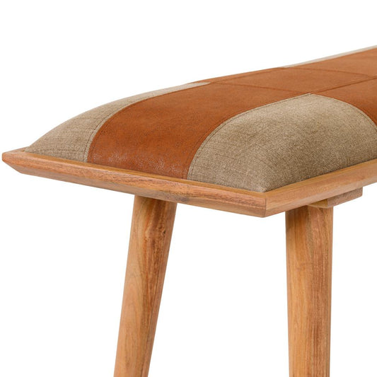 Livabliss - Sacsha Bench - Light Beige - SHC-002 veiw 2