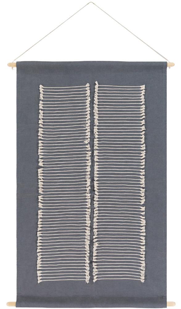Livabliss - Savion Wall Hanging - Charcoal - SVI1003-3624 veiw 1