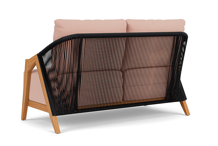 Lloyd Flanders - Alpine Loveseat In Natural Teak Finish With Azulu Clay Fabric - 3630500962033 view 2