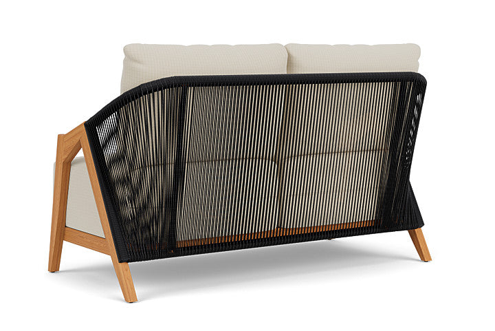 Lloyd Flanders - Alpine Loveseat In Natural Teak Finish With Beach Natural Fabric - 3630500962005 view 2