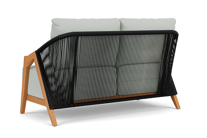 Lloyd Flanders - Alpine Loveseat In Natural Teak Finish With Callen Celadon Fabric - 3630500962024 view 2
