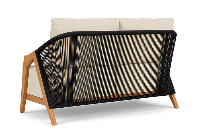 Lloyd Flanders - Alpine Loveseat In Natural Teak Finish With Callen Pearl Fabric - 3630500962021 view 2
