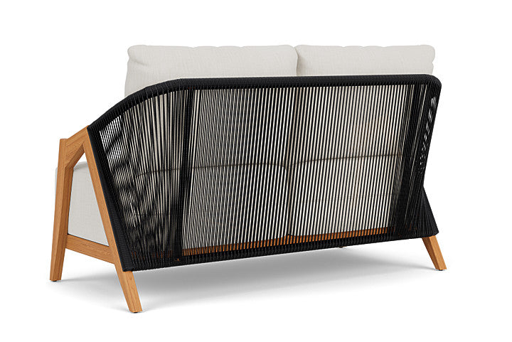 Lloyd Flanders - Alpine Loveseat In Natural Teak Finish With Rollo Linen Fabric - 3630500962020 view 2