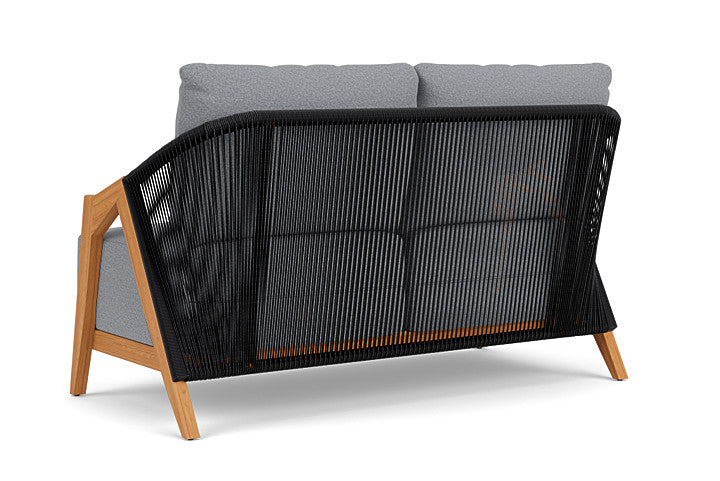 Lloyd Flanders - Alpine Loveseat In Natural Teak Finish With Rumba Stonewashed Fabric - 3630500962006 view 2