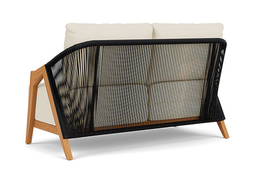 Lloyd Flanders - Alpine Loveseat In Natural Teak Finish With Sailcloth Sailor Fabric - 363050096434 view 2