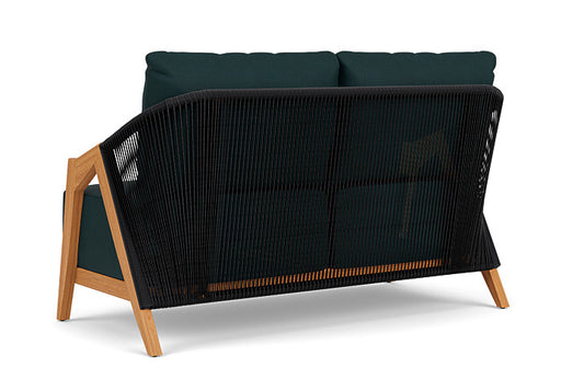 Lloyd Flanders - Alpine Loveseat In Natural Teak Finish With Sandberg Lagoon Fabric - 3630500962039 view 2