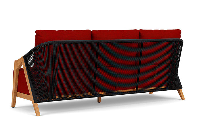 Lloyd Flanders - Alpine Sofa In Natural Teak Finish With Partyline Lollipop Fabric - 3630550962054 view 2